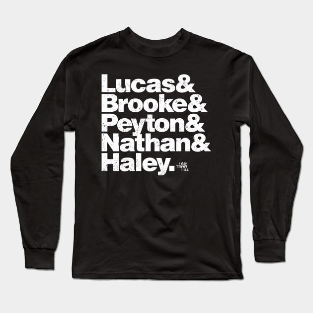 Tree Hill Crew Long Sleeve T-Shirt by KDNJ